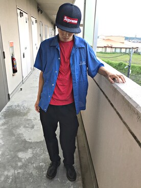 「ZOZOTOWN×DOG（ゾゾタウン　ドッグ）のアイテム」を使った、ruiさん（メンズ・170cm）の夏コーディネート