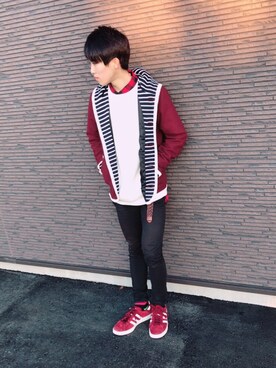 「ZOZOTOWN×DOG（ゾゾタウン　ドッグ）のアイテム」を使った、ruiさん（メンズ・170cm）の冬コーディネート