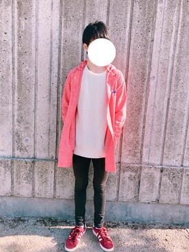 「RNA（アールエヌエー）のアイテム（ジャケット/アウター）」を使った、ruiさん（メンズ・170cm）の春コーディネート