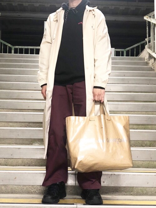 kosuke｜DROLE DE MONSIEURのステンカラーコートを使ったコーディネート - WEAR