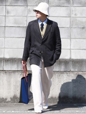 Uniqlo ユニクロ のカーディガン ボレロ グリーン系 を使ったメンズ人気ファッションコーディネート Wear