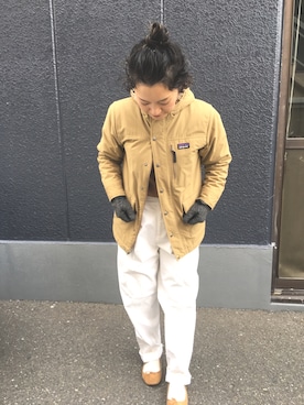 パタゴニア XL ボーイズインファーノジャケット キャメル パタゴニア