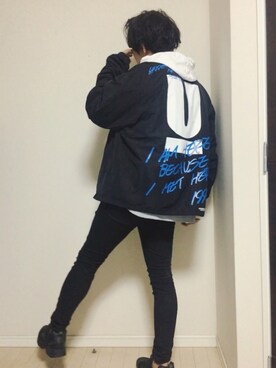 「MILKBOY」｜「アイテム（その他）」を使った、Hayate...さん（メンズ・180cm）の秋コーディネート