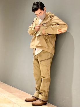 「AVIREX（アヴィレックス）のアイテム（ブーツ）」を使った、kikuさん（メンズ・160cm）の夏コーディネート