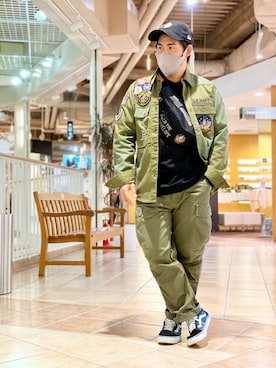 「スタッフセンバツ」｜kikuさん（メンズ・160cm）の秋コーディネート
