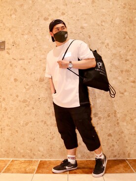 「主役はカラーパンツ」｜kikuさん（メンズ・160cm）の春コーディネート