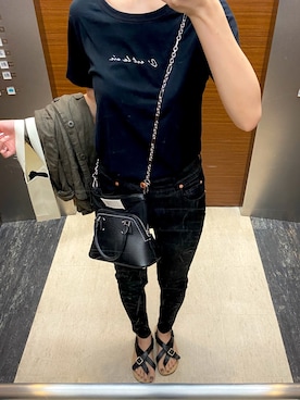 「Acne Studios（アクネストゥディオズ）のアイテム（サンダル）」を使った、mさん（レディース・168cm）の夏コーディネート