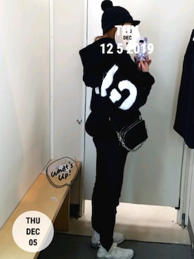 「L.H.P（エルエイチピー）のアイテム（ジャケット/アウター）」を使った、ammyさん（レディース・160cm）の冬コーディネート