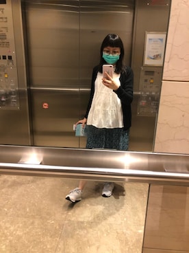 「BRUNO（ブルーノ）のアイテム」を使った、ice cream さん（レディース・159cm）の夏コーディネート