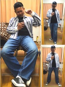 パジャマシャツスタイル😎✨」の人気ファッションコーディネート - WEAR