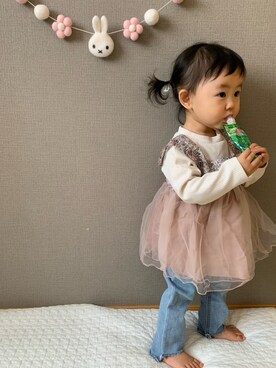 Reiちゃん🩷さん(キッズ・80cm)の冬コーディネート