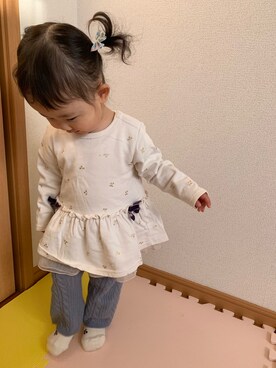ãpetit mainïŒããã£ãã€ã³ïŒã®è£æ¯ ç®ããªã³ããã§ãªãŒæãã¥ããã¯ãã¬ãŒããŒïŒã¹ãŠã§ããããã¯ã€ãç³»ïŒãã䜿ã£ããReiã¡ããð©·ããïŒãããºã»100cmïŒã®å¬ã³ãŒãã£ããŒã