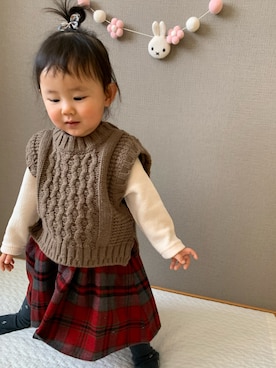 ãpetit mainïŒããã£ãã€ã³ïŒã®ãã·ã³ãŠã©ãã·ã£ãã« ããããã¹ãã€ããã©ã¯ãŒæã¯ã³ããŒã¹ïŒã¯ã³ããŒã¹ããã©ãŠã³ç³»ïŒãã䜿ã£ããReiã¡ããð©·ããïŒãããºã»100cmïŒã®å¬ã³ãŒãã£ããŒã