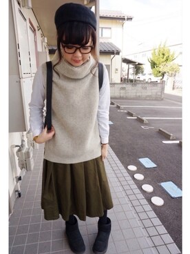 よっさんさんさん（レディース・164cm）の冬コーディネート