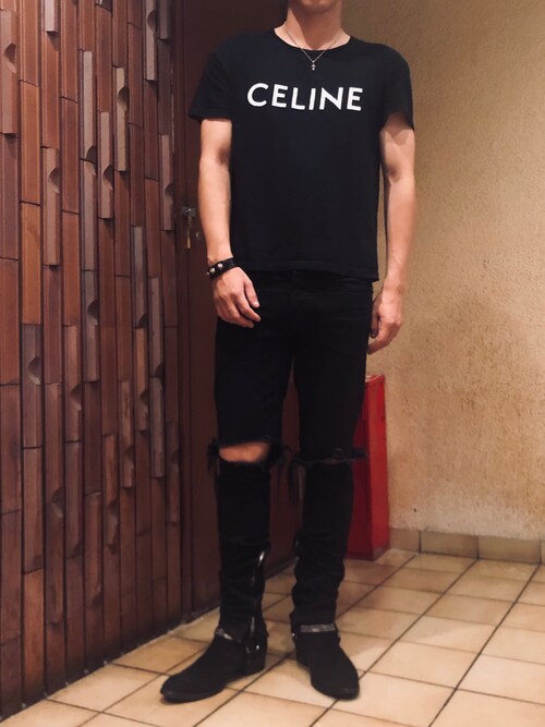 低価新作登場 celine - CELINE Tシャツの通販 by s｜セリーヌなら