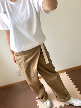 「BIG FIELD（ビッグフィールド）のアイテム」を使った、Fuka＊Honokaさん（レディース・155cm）の夏コーディネート