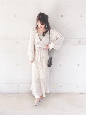 「Cherite by PRIME PATTERN（シェリエットバイプライムパターン）のアイテム」を使った、anchanさん（レディース・153cm）の春コーディネート