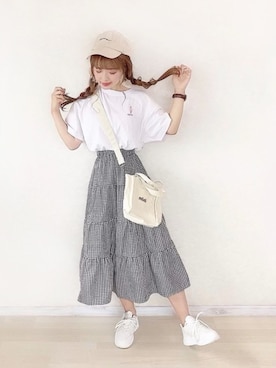 anchanさん（レディース・153cm）の夏コーディネート