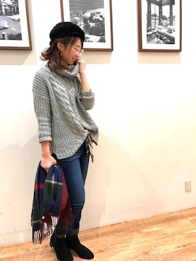 Ayumiさん（レディース・168cm）の冬コーディネート