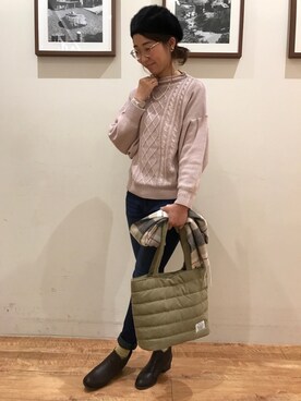 Ayumiさんの「◆ボンディングトートバッグ」を使ったコーディネート