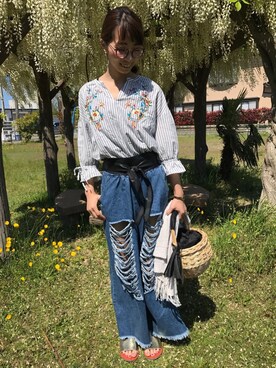 Ayumiさん（レディース・168cm）の春コーディネート