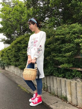 Ayumiさん（レディース・168cm）の夏コーディネート