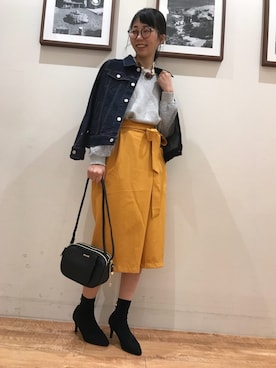 Ayumiさん（レディース・168cm）の春コーディネート