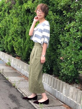 Ayumiさん（レディース・168cm）の夏コーディネート