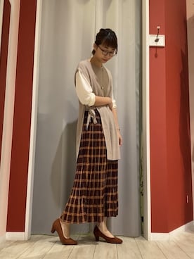 Ayumiさん（レディース・168cm）の秋コーディネート