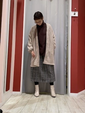 Ayumiさん(レディース・168cm)の冬コーディネート