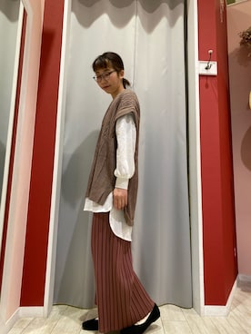 Ayumiさん（レディース・168cm）の冬コーディネート