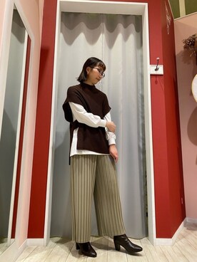 Ayumiさん（レディース・168cm）の冬コーディネート