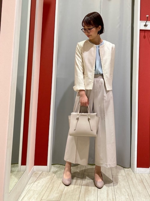 セール】【S-5L/洗える】らくドビーノーカラージャケット（ノーカラー