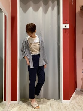 Ayumiさん（レディース・168cm）の春コーディネート