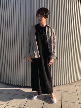 「RECOMMEND  ITEM STYLING」｜「アイテム（パンプス）」を使った、006969nsさん（レディース・161cm）の秋コーディネート