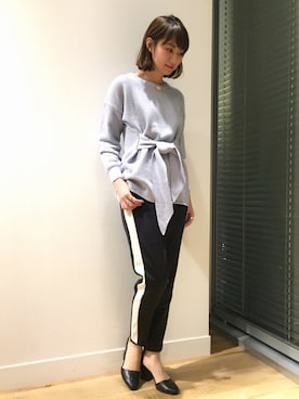 「HARE（ハレ）のアイテム（チョーカー）」を使った、inhhhan®さん（レディース・165cm）の冬コーディネート