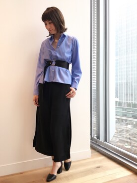 「HARE（ハレ）のアイテム（チョーカー）」を使った、inhhhan®さん（レディース・165cm）の冬コーディネート