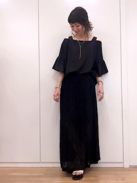 「CABANE de ZUCCa（カバンドズッカ）のアイテム（腕時計）」を使った、inhhhan®さん（レディース・165cm）の夏コーディネート