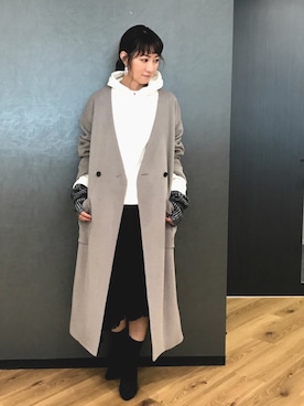 「ストリート服が好き」｜「アイテム（その他アウター）」を使った、inhhhan®さん（レディース・165cm）の秋コーディネート