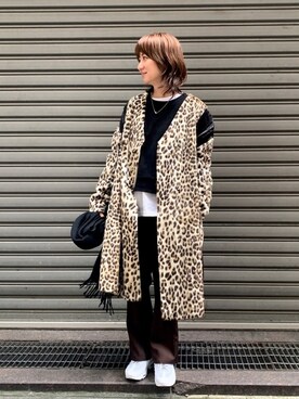 「CABANE de ZUCCa（カバンドズッカ）のアイテム」を使った、inhhhan®さん（レディース・165cm）の冬コーディネート