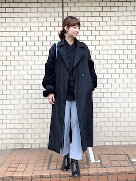 「パステル×ブラック」｜inhhhan®さん（レディース・165cm）の春コーディネート