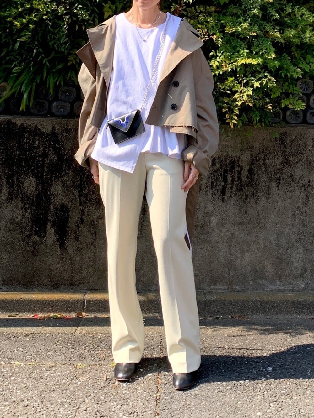 6（ROKU）(ロク)の「＜6(ROKU)＞JERSEY BOOT CUT PANTS/パンツ