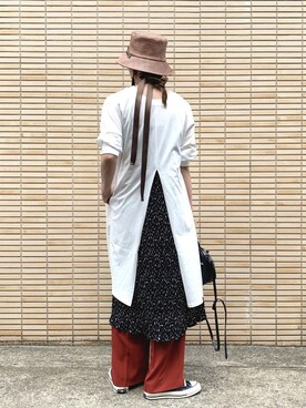「リボンハット」｜inhhhan®さん（レディース・165cm）の夏コーディネート