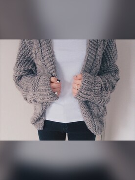 「DHOLIC（ディーホリック）のアイテム（その他アウター）」を使った、yu☺︎さん（レディース・157cm）の冬コーディネート