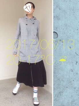 「3本ラインソックス」｜hingeさん（レディース・163cm）の夏コーディネート