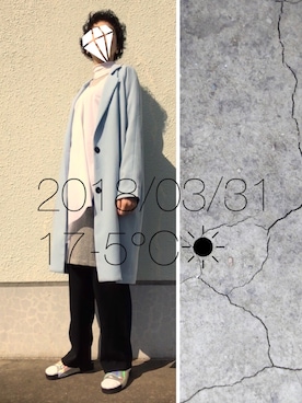 「CHALAYAN（チャラヤン）のアイテム」を使った、hingeさん（レディース・161cm）の春コーディネート