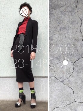 「GAP（ギャップ）のアイテム（テーラードジャケット）」を使った、hingeさん（レディース・161cm）の春コーディネート