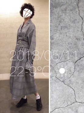 hingeさん（レディース・161cm）の春コーディネート