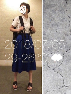 hingeさん(レディース・161cm)の夏コーディネート