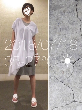 「CHALAYAN（チャラヤン）のアイテム」を使った、hingeさん（レディース・161cm）の夏コーディネート